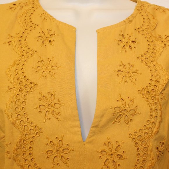 Madewell Yellow Flutter Sleeve Sundress - Picture 6 of 9